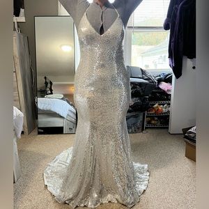 Brand new never used sequined dresses sizes 8 and 10